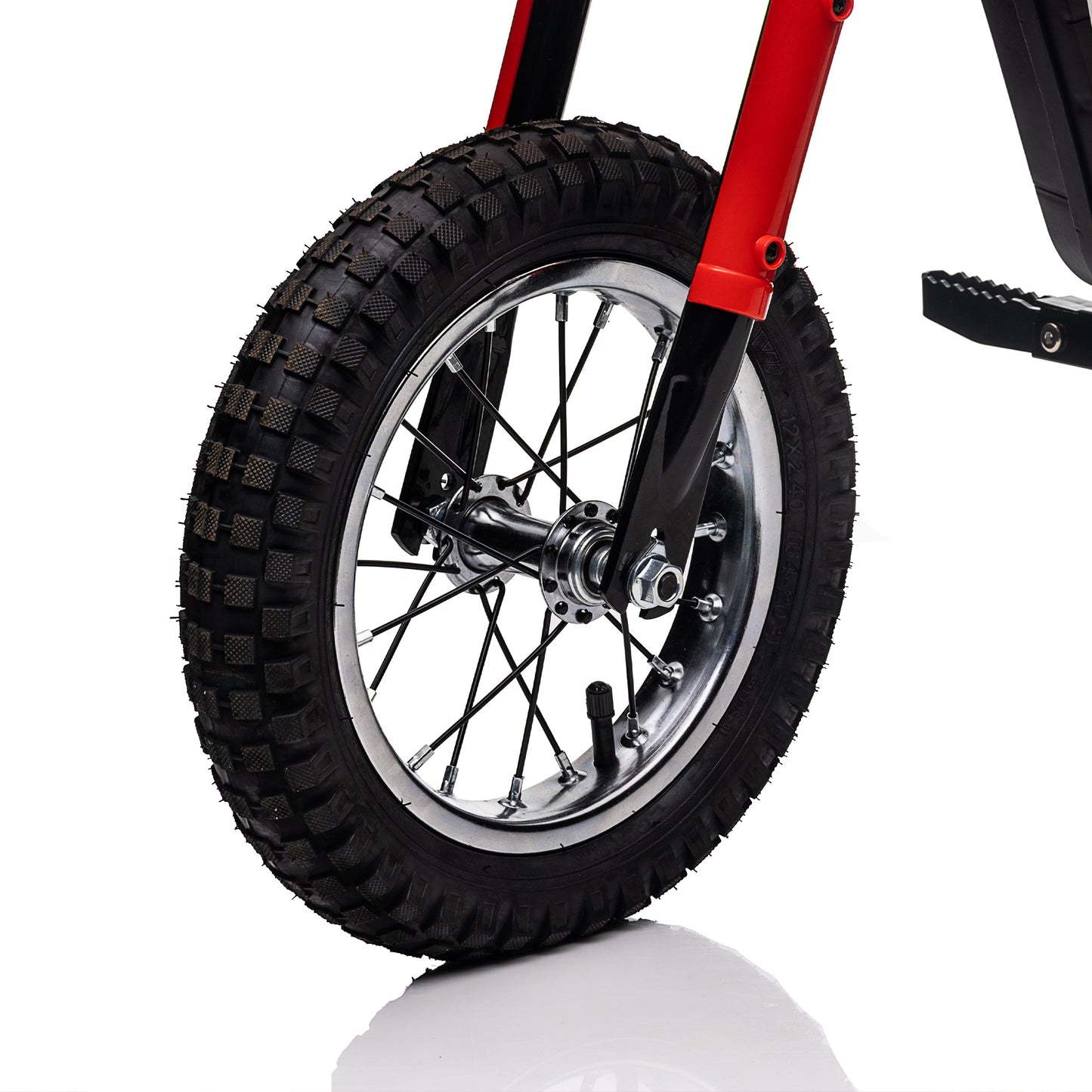 24V Electric Motocross Motorcycle, Up to 14.29 MPH for Kids 8-12
