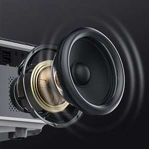 Native 1080P WiFi Projector - Bright 9500L Full HD with 300" Screen