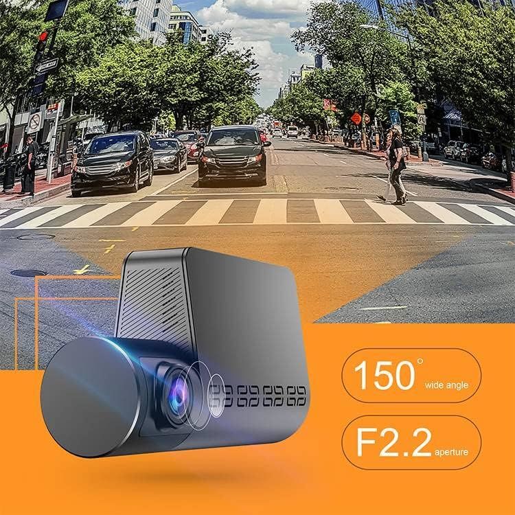 Dual Front & Rear Dash Cam: 2K QHD + 1080p, 140 Degrees, Wide Angle & GPS