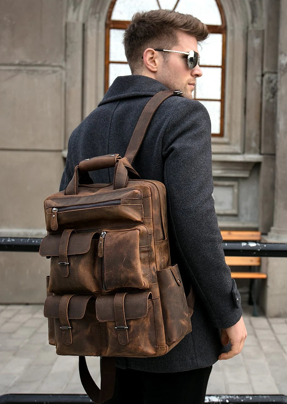 Handmade Genuine Leather Backpack