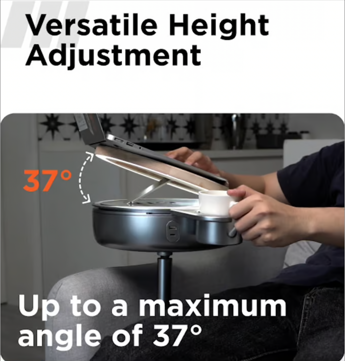 Modular Coffee Table with Built-in Fan, Wireless Charging, Speakers, and More