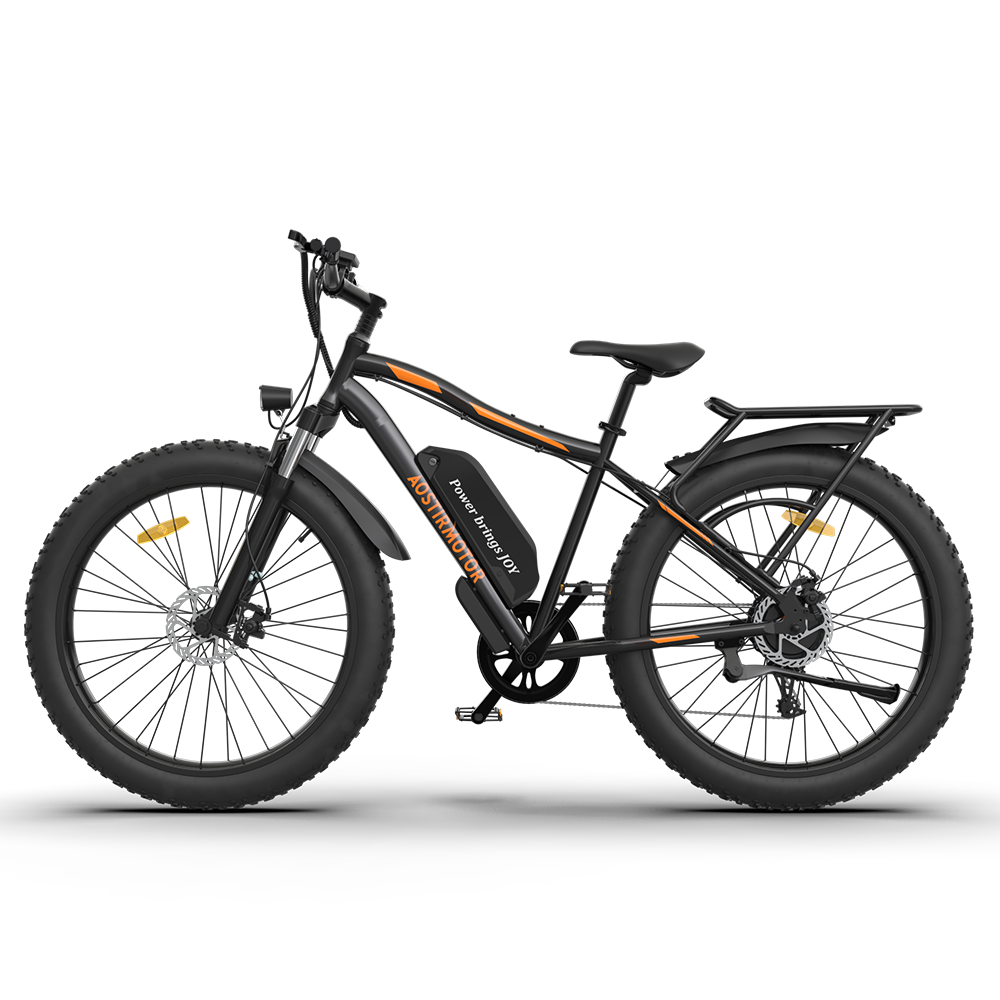 26" Electric Bike: 750W Power & Removable Battery