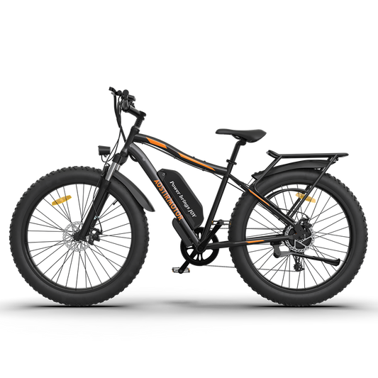 26" Electric Bike: 750W Power & Removable Battery