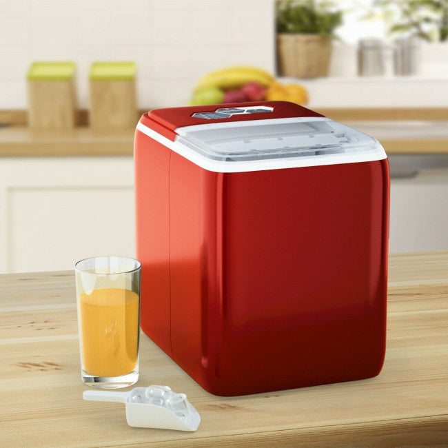 Portable Countertop Ice Maker, Rapid 8.5-Minute Ice Production