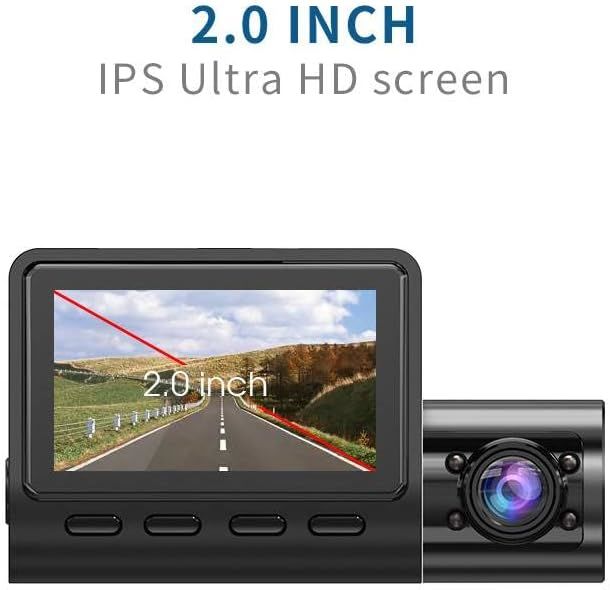 3-Channel Dash Cam: Triple Lens for Ultimate Coverage
