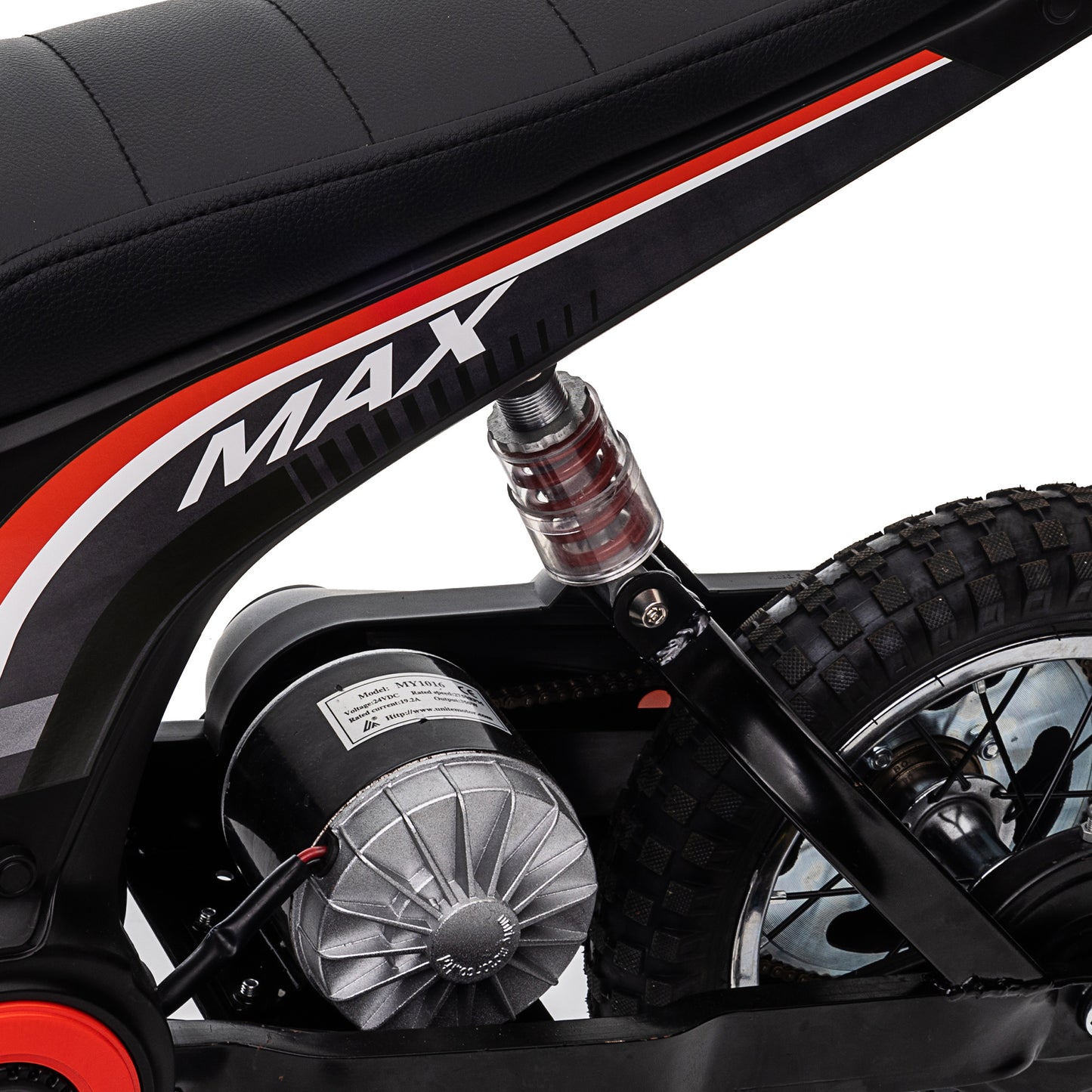 24V Electric Motocross Motorcycle, Up to 14.29 MPH for Kids 8-12