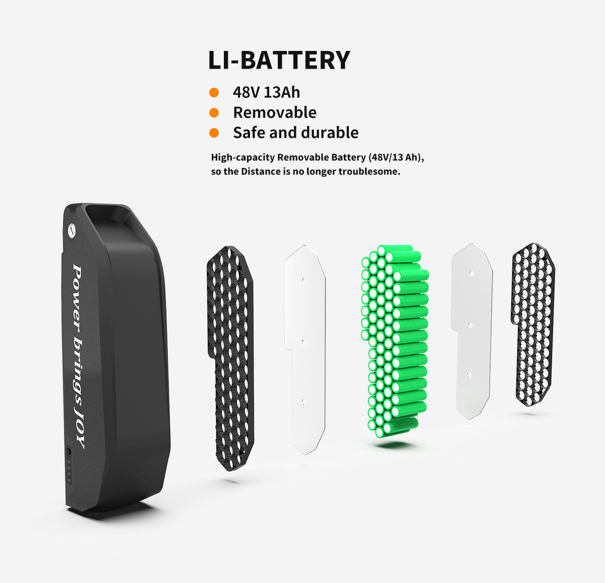 26" Electric Bike: 750W Power & Removable Battery