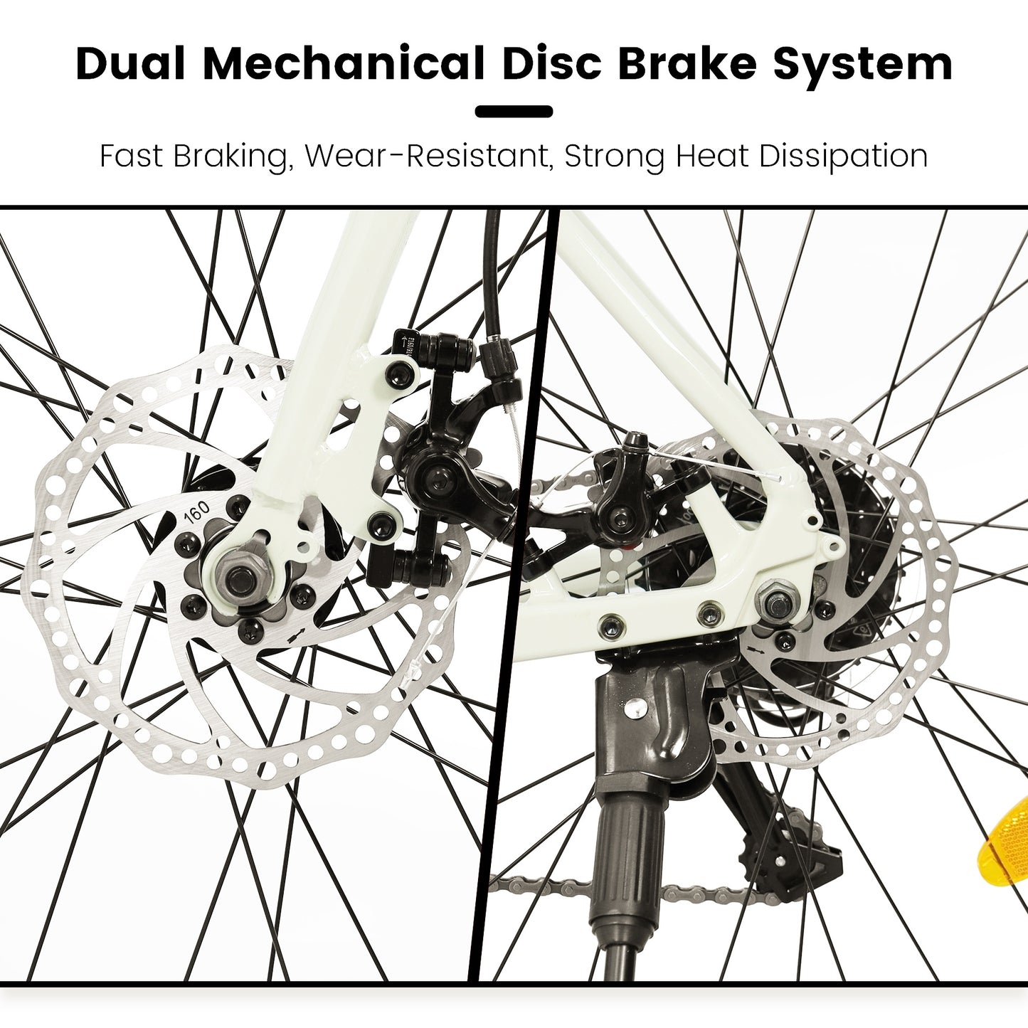 Lightweight Aluminum Frame, 24-Speed Road Bike