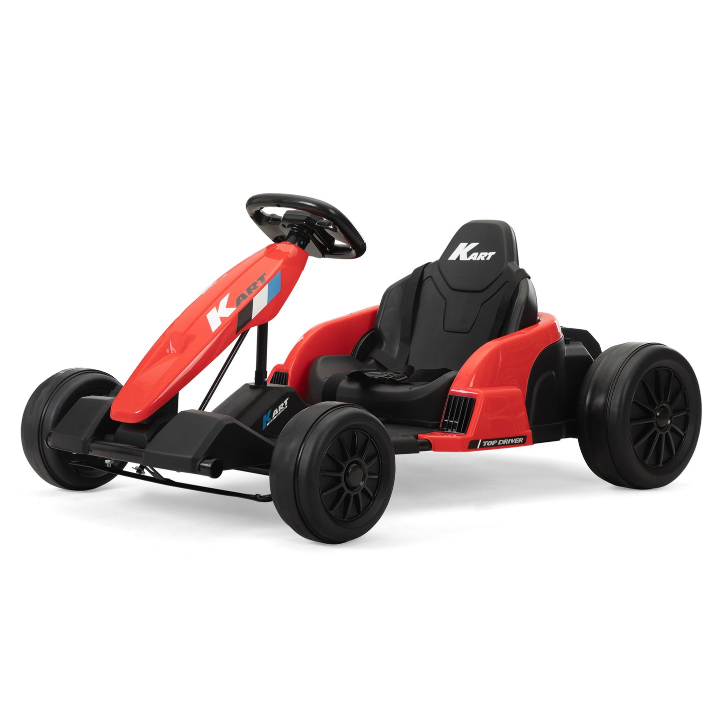 Rev Up Adventure: 24V Electric Kids Go Kart with Safety Gear & Music