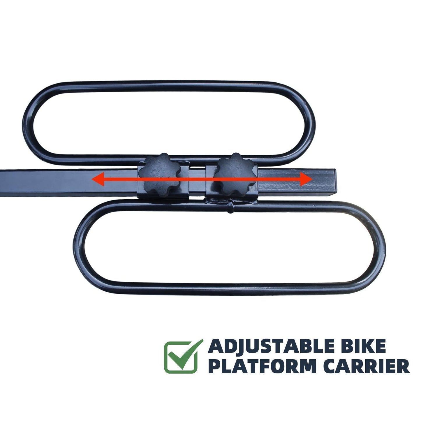 Heavy-Duty Hitch Mount Bike Rack: 2-4 Bikes