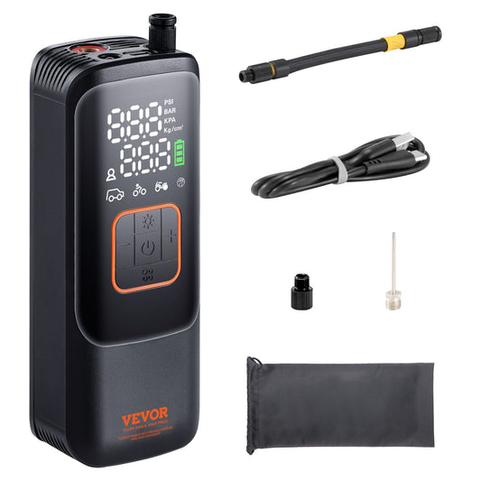 Tire Inflator: Fast 150PSI Inflation with Rechargeable Power