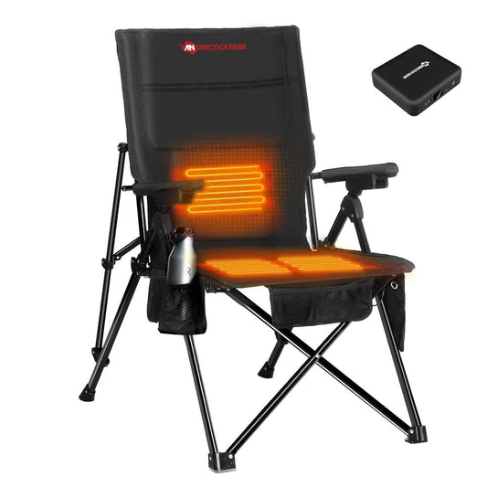 Heated Camping Chair, Ultimate Comfort with 12V Battery Power