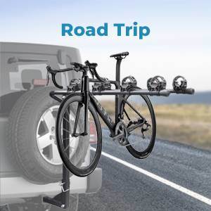 Heavy-Duty Hitch Mount Bike Rack: 2-4 Bikes