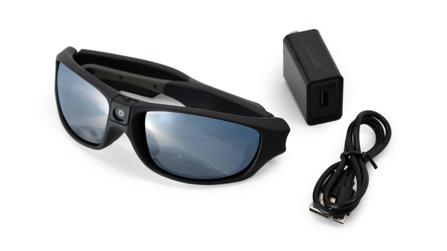 Video Recorder Camera Sunglasses, 1080p HD with Waterproof Design