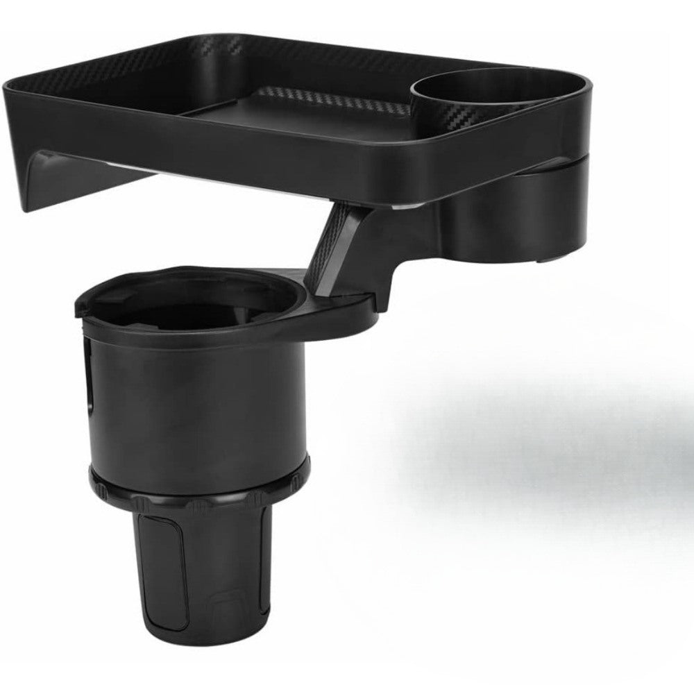 Revolutionary Car Cup Holder Expander with 360 Degree Tray