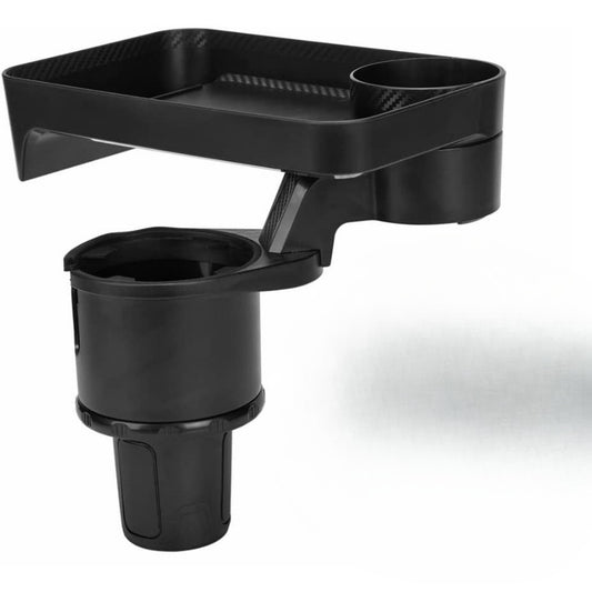Revolutionary Car Cup Holder Expander with 360 Degree Tray
