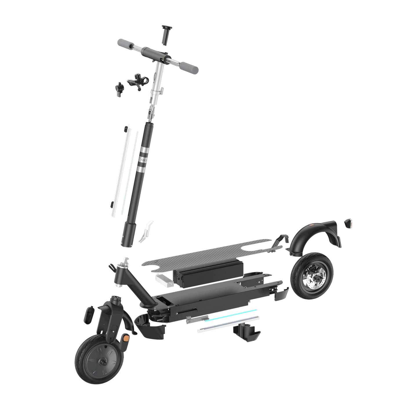 Pro Foldable Electric Scooter - 50-Mile Range, 20 MPH Speed