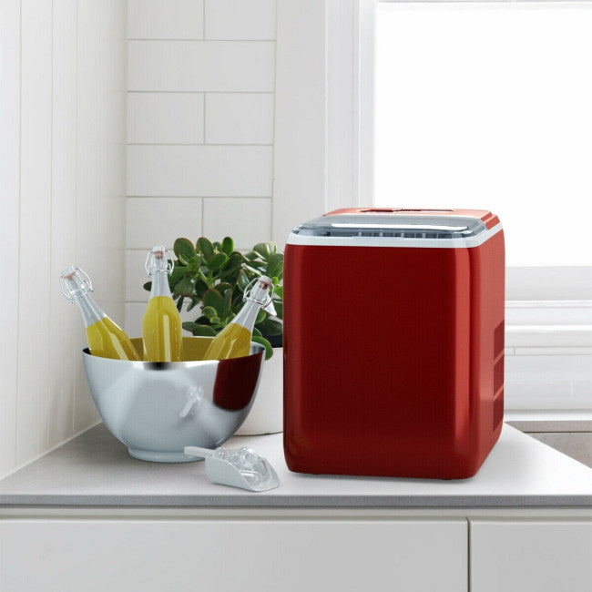 Portable Countertop Ice Maker, Rapid 8.5-Minute Ice Production