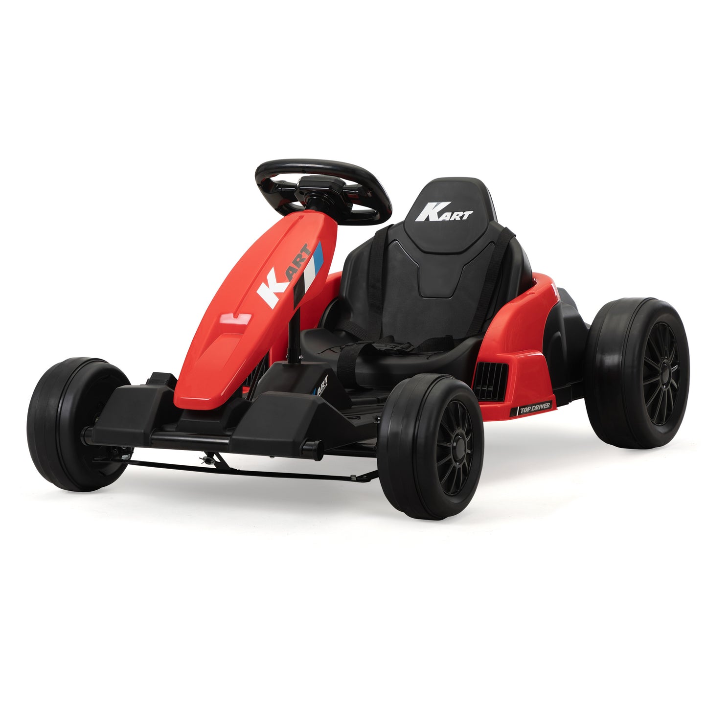 Rev Up Adventure: 24V Electric Kids Go Kart with Safety Gear & Music