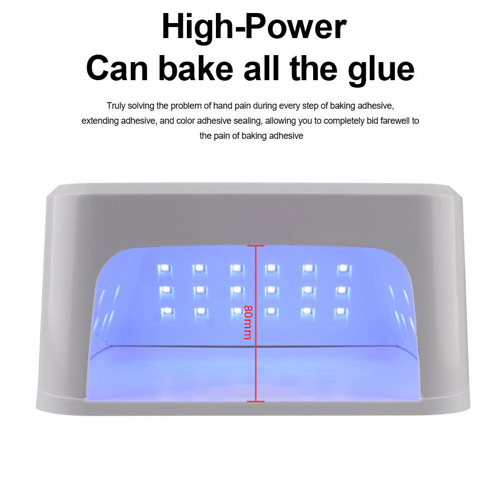 Nail Art UV Lamp 268W - Fast Curing with Auto Sensor and 4 Timer Modes