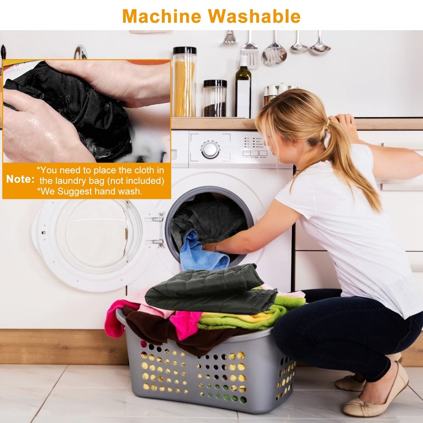 USB Heated Vest - 5 Heating Pads & Adjustable Temperature for Men and Women