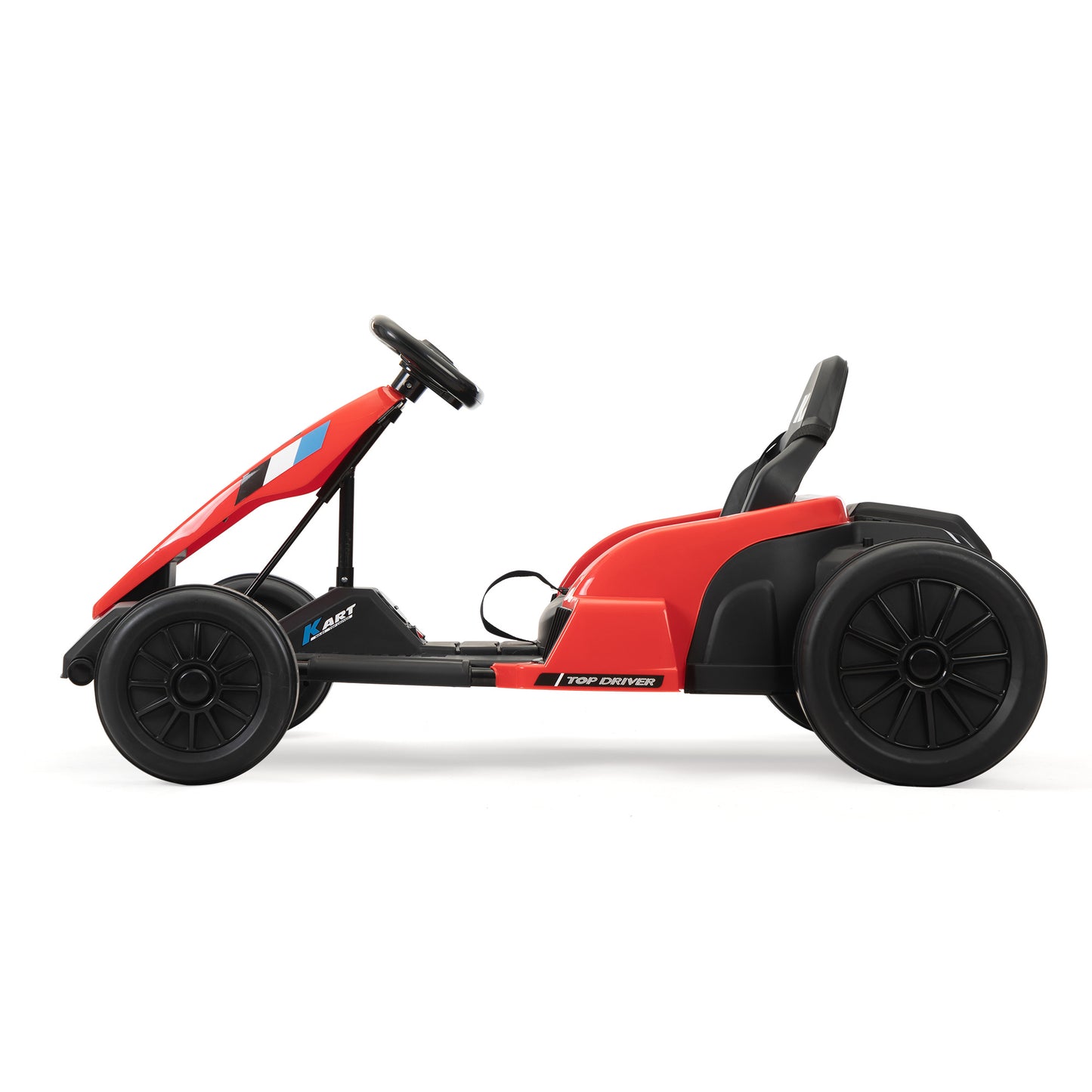 Rev Up Adventure: 24V Electric Kids Go Kart with Safety Gear & Music