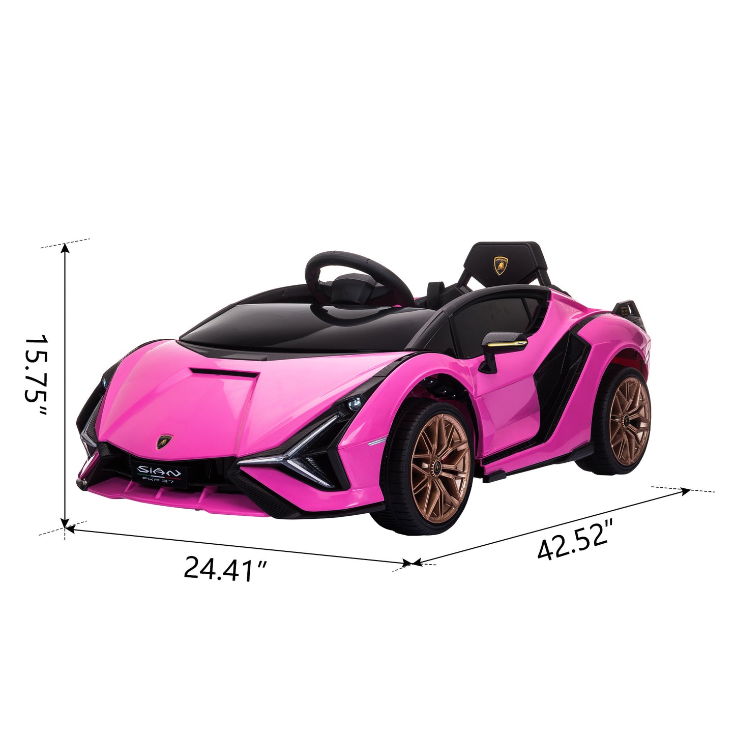 12V Electric Powered Kids Ride-On Lamborghini Toy