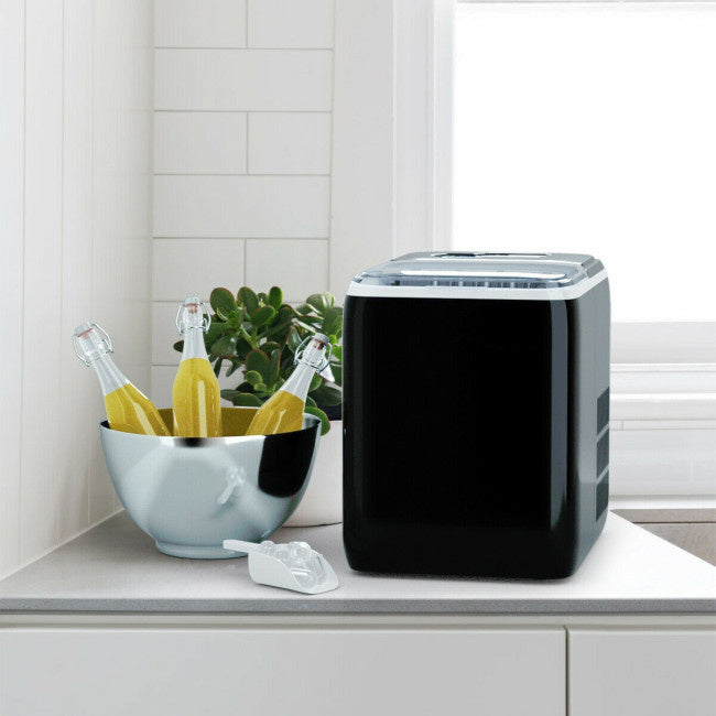 Portable Countertop Ice Maker, Rapid 8.5-Minute Ice Production