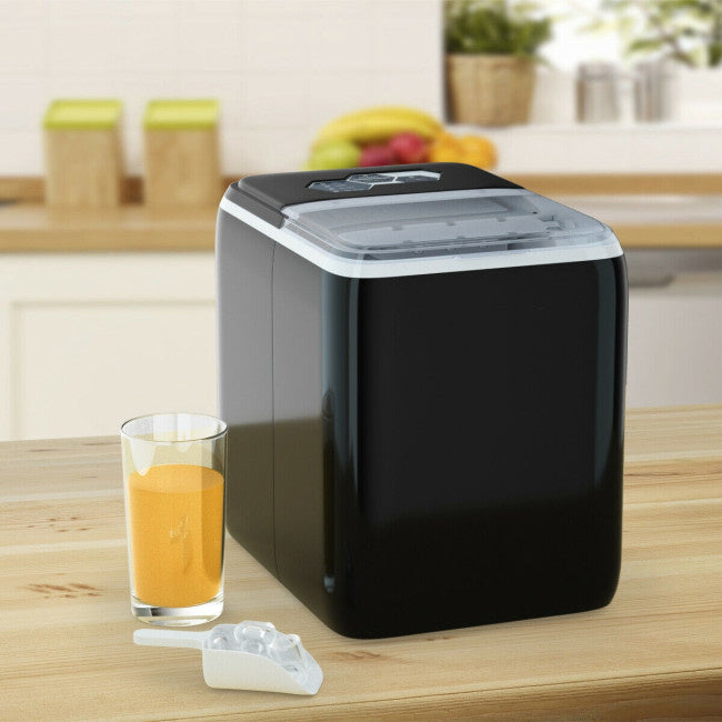 Portable Countertop Ice Maker, Rapid 8.5-Minute Ice Production