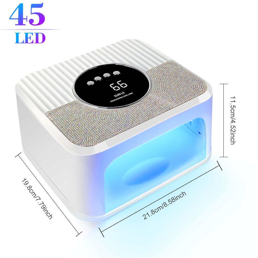 Nail Art UV Lamp 268W - Fast Curing with Auto Sensor and 4 Timer Modes