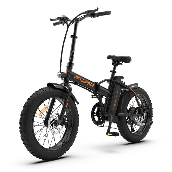 Fat-Tire Folding Electric Bike, 500W Motor, 36V/13aH Battery