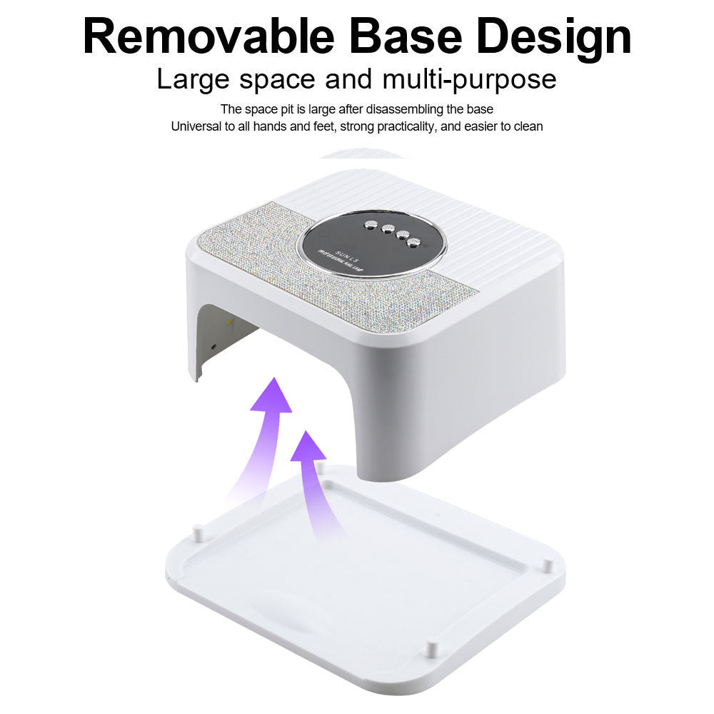 Nail Art UV Lamp 268W - Fast Curing with Auto Sensor and 4 Timer Modes