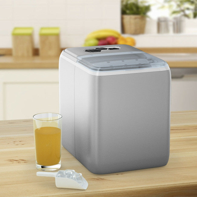 Portable Countertop Ice Maker, Rapid 8.5-Minute Ice Production