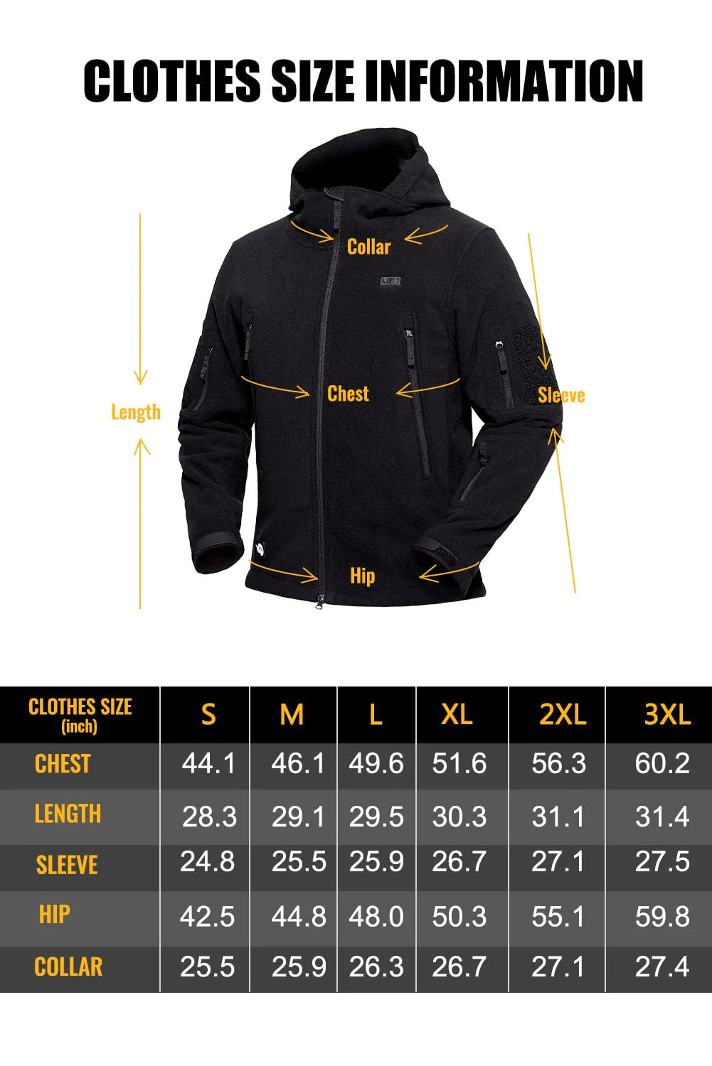 Fleece Heated Jacket with 6 Heating Zones to Stay Warm Anywhere