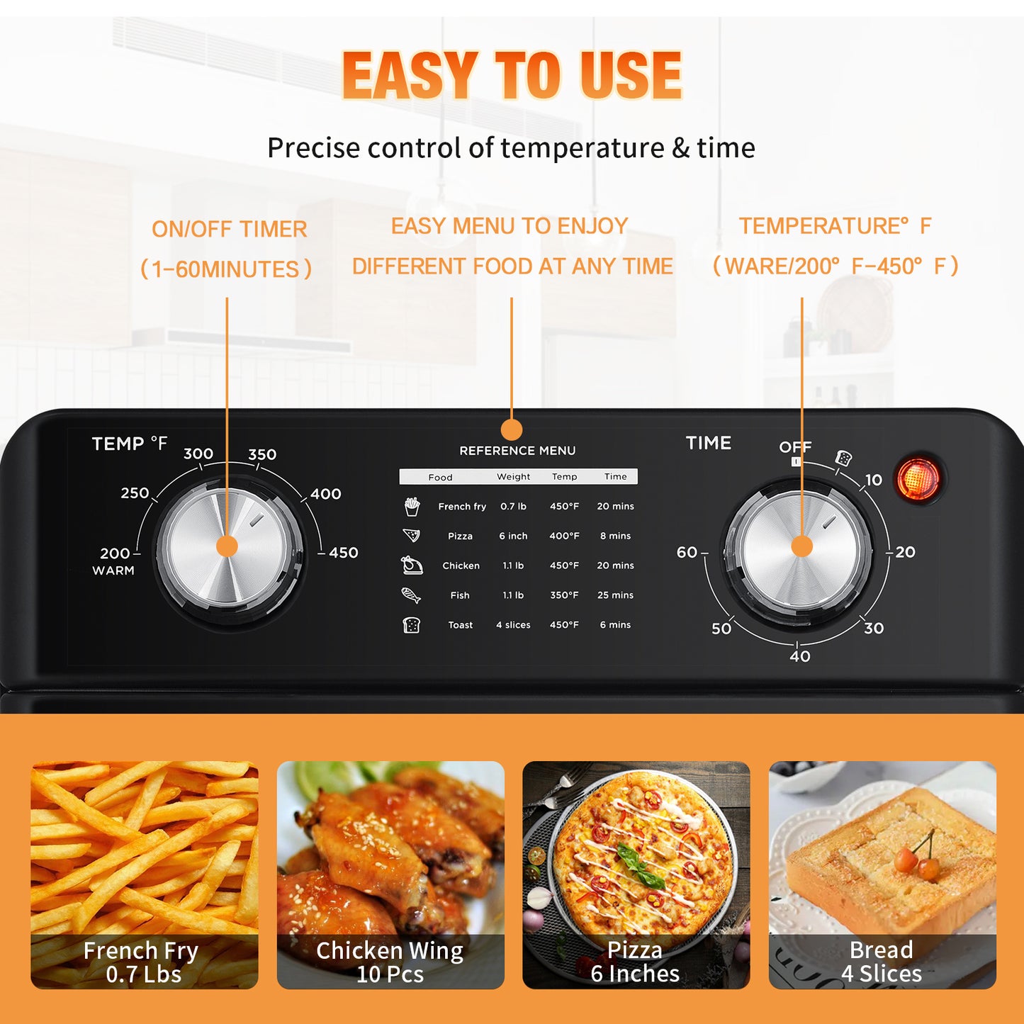 Air Fryer 10QT: Ultimate Oil-Free Cooking with Cyclone Technology