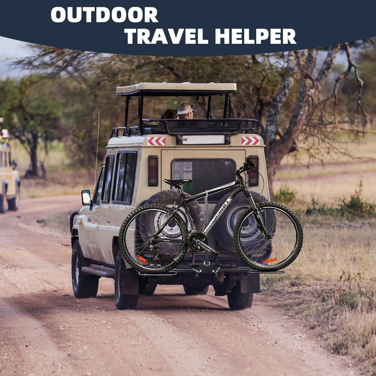 Heavy-Duty Hitch Mount Bike Rack: 2-4 Bikes