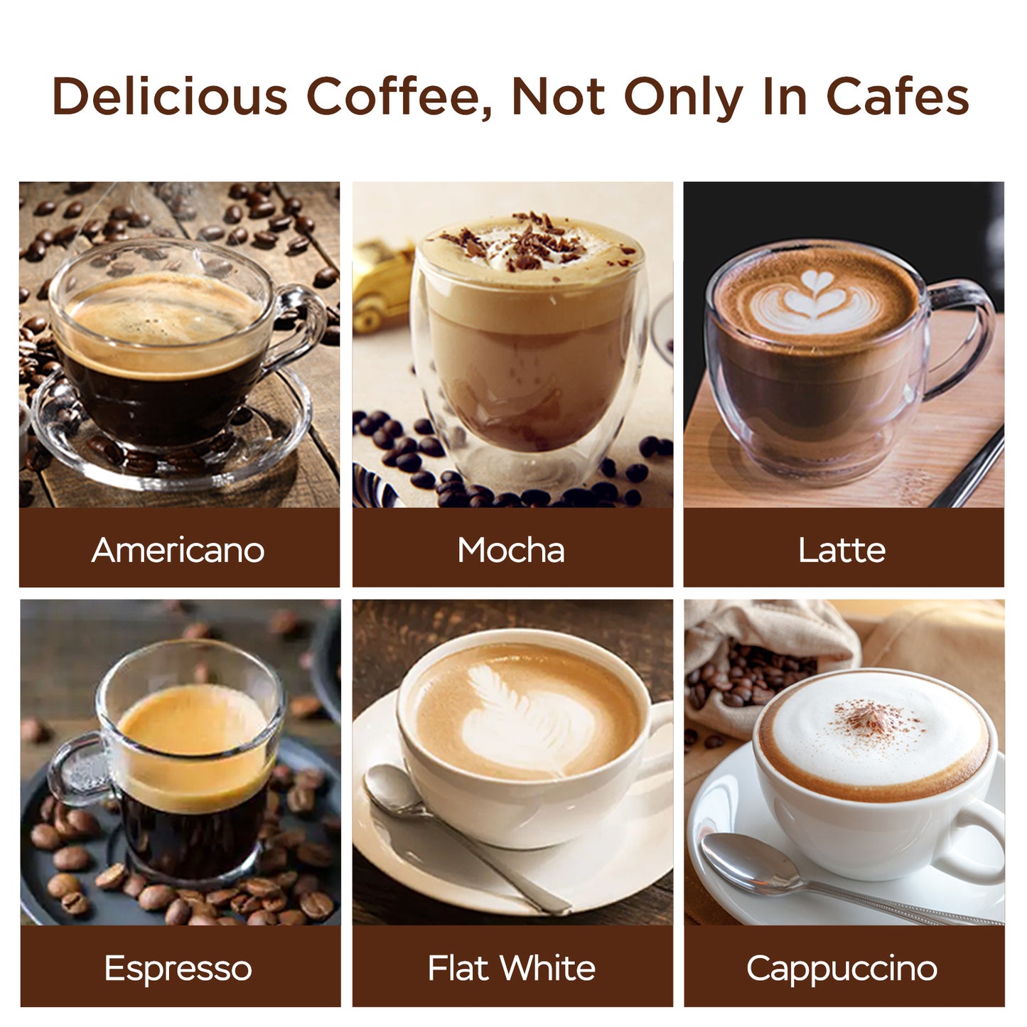 20 Bar Espresso and Specialty Coffee Machine, 1.5L Water Tank