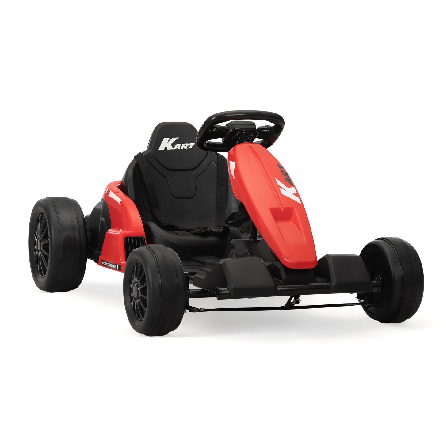 Rev Up Adventure: 24V Electric Kids Go Kart with Safety Gear & Music