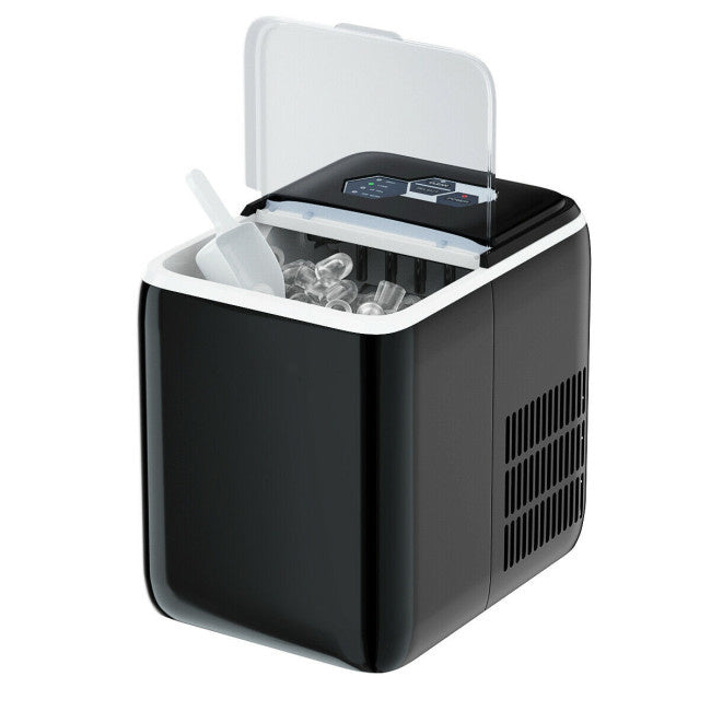 Portable Countertop Ice Maker, Rapid 8.5-Minute Ice Production