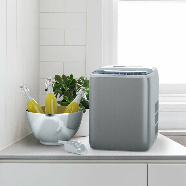 Portable Countertop Ice Maker, Rapid 8.5-Minute Ice Production