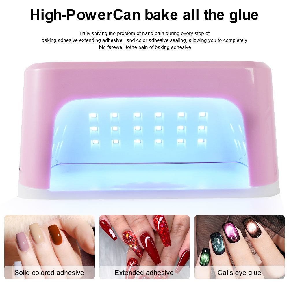 Nail Art UV Lamp 268W - Fast Curing with Auto Sensor and 4 Timer Modes