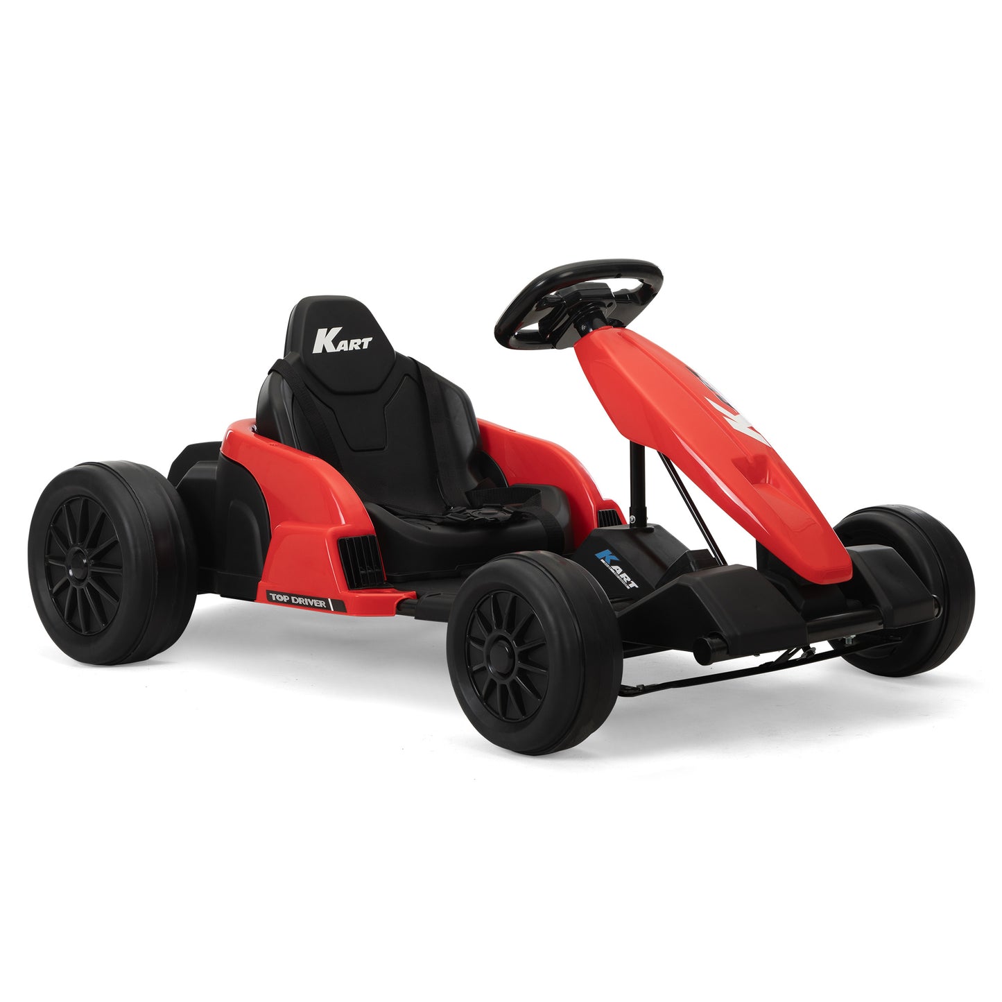 Rev Up Adventure: 24V Electric Kids Go Kart with Safety Gear & Music