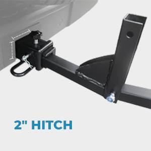 Heavy-Duty Hitch Mount Bike Rack: 2-4 Bikes