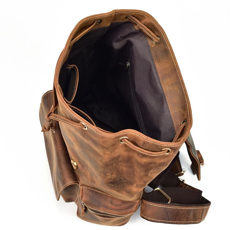 Luxurious Cowhide Leather with Spacious, Versatile Design